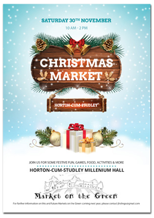 Download Horton-cum-Studley Christmas Market Flyer (pdf)