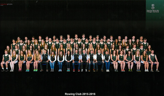 Swansea University Rowing Club team photo